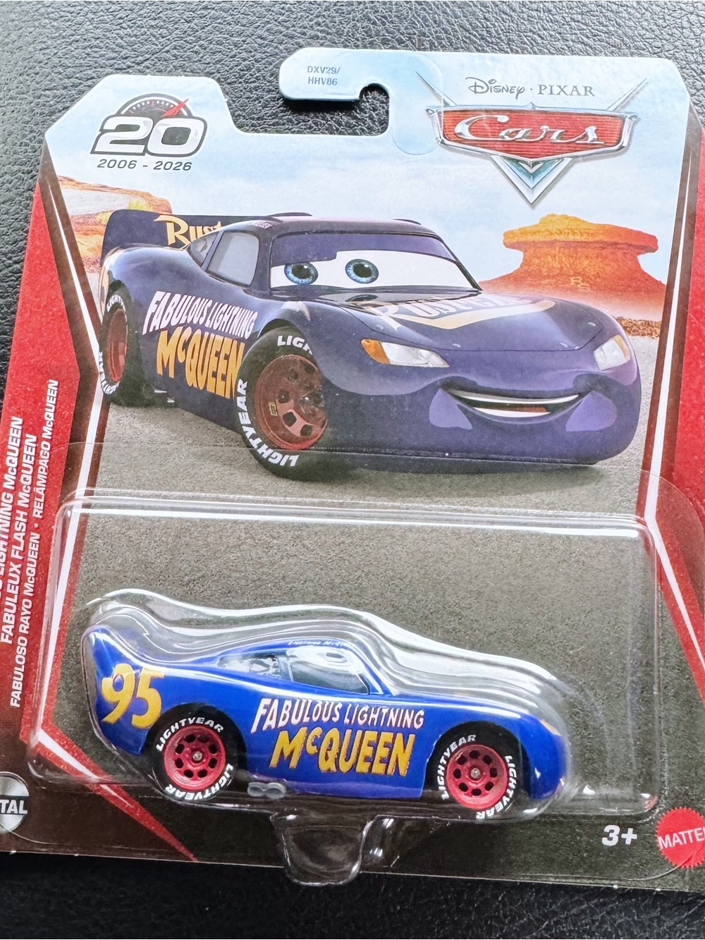 Disney Pixar Cars 20th Anniversary Fabulous Lightning McQueen Diecast Car Mattel